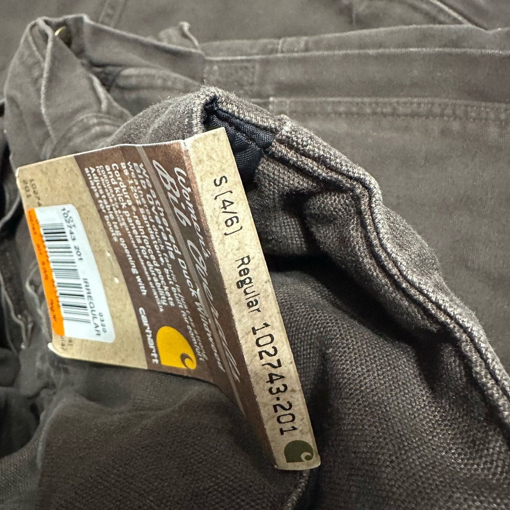 Carhartt Brown Women’s Duck Bib Overalls - Picture 9 of 9